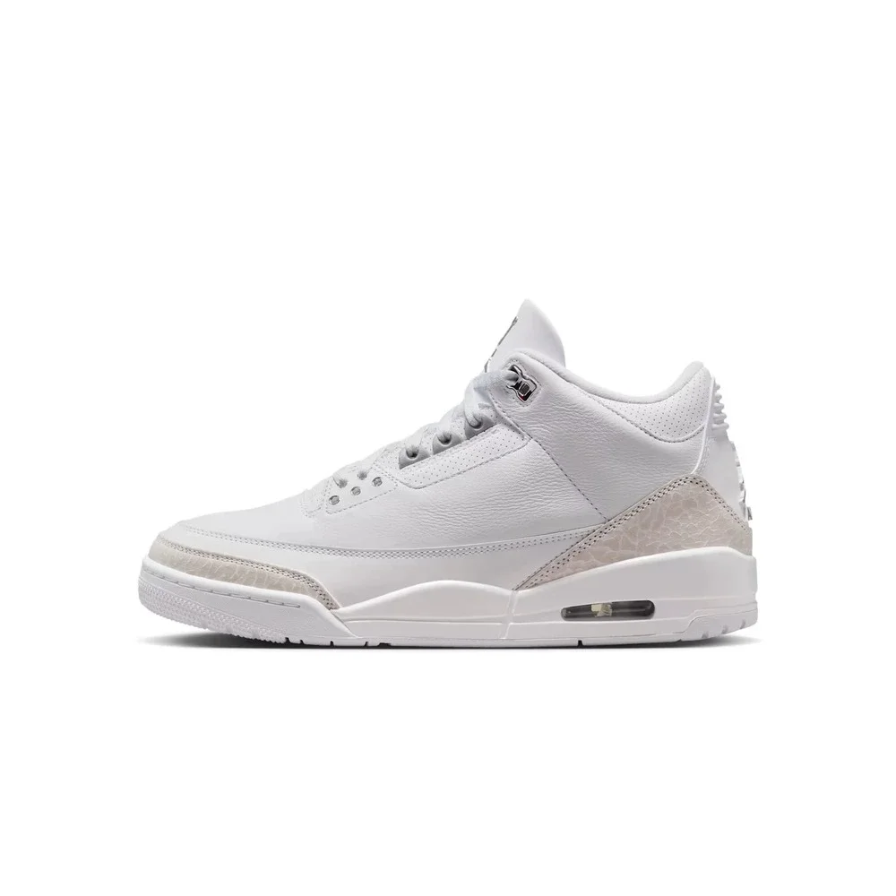 9M / 10.5W - [NEW] Men's Air‎ Jordan 3 Retro Shoes White CT8532-111